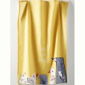 Anthropologie "Birds of a Feather" dish towel
